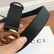 Gucci Leather belt with Double G buckle 3.0 cm - 4