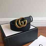 Gucci Leather belt with Double G buckle 3.4 cm - 1