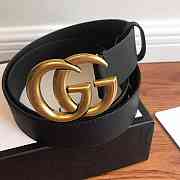 Gucci Leather belt with Double G buckle black 3.8 cm - 6