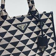  Prada Small Symbole jacquard fabric handbag - 1BA354 - 22x28x9cm - 5
