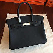 Hermes Birkin Black Togo Leather Size 30x22x16 cm - 6