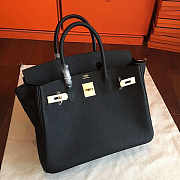 Hermes Birkin Black Togo Leather Size 30x22x16 cm - 5