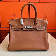 Hermes Birkin Brown Togo Leather Size 30x22x16 cm - 1