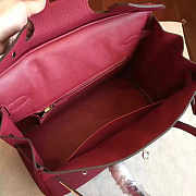 Hermes Birkin Burgundy Togo Leather Size 30x22x16 cm - 5