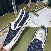 Gucci Tennis 1977 Slip-on Sneaker Dark Blue/White - 4