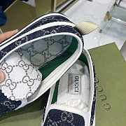 Gucci Tennis 1977 Slip-on Sneaker Dark Blue/White - 3