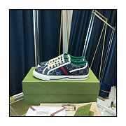 Gucci Tennis 1977 Sneaker Dark Blue/Ivory GG Jacquard Denim - 6