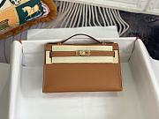 Hermes Kelly Pochette Brown 22 cm - 1