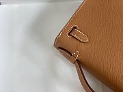 Hermes Kelly Pochette Brown 22 cm - 2