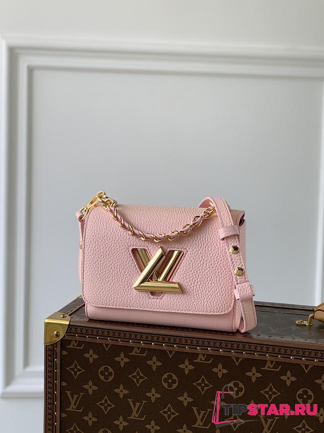 LV Twist PM Pink Grain Leather M20699 Size 19x15x9 cm - 1