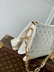 LV Coussin PM White Lambskin Leather M21209 Size 26x20x12 cm - 5