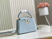 LV Capucines Mini Lilas Purple Taurillon Leather M48865 Size 21x14x9 cm - 1