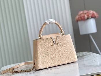 LV Capucines BB Yellow Taurillon Leather M20841 Size 27x18x9 cm