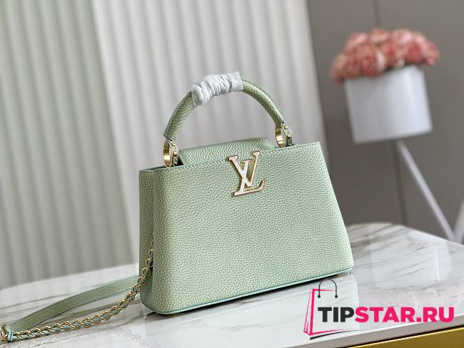 LV Capucines BB Green Taurillon Leather M59850 Size 27x18x9 cm - 1