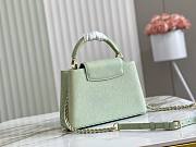 LV Capucines BB Green Taurillon Leather M59850 Size 27x18x9 cm - 3