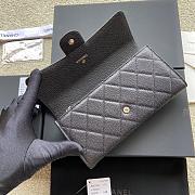Chanel Classic Flap Wallet Golden Hardware Size 19×10.5×3 cm - 6