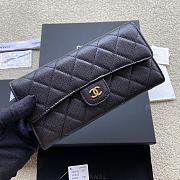 Chanel Classic Flap Wallet Golden Hardware Size 19×10.5×3 cm - 4