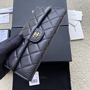 Chanel Classic Flap Wallet Golden Hardware Size 19×10.5×3 cm - 3