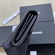 Chanel Classic Long Flap Wallet Smooth Leather Silver Hardware A80758 19 cm - 6