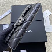 Chanel Classic Long Flap Wallet Smooth Leather Silver Hardware A80758 19 cm - 5