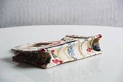 Dior Mini Book Tote Flower In Beige Embroidery S5475 Size 23 Cm - 6