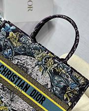 Dior Large Book Tote Blue Multicolor Constellation Embroidery M1286 41.5 cm - 5