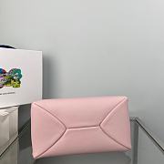 Prada Small Leather Bag Light Pink 1BA368 size 26x14x13 cm - 6