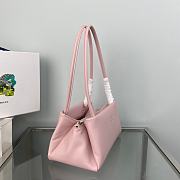 Prada Small Leather Bag Light Pink 1BA368 size 26x14x13 cm - 5