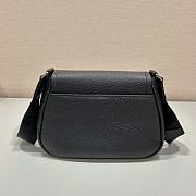 Prada Leather Shoulder Bag Black 1BD293 size 24x17x9.5 cm - 4
