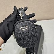 Prada Leather Shoulder Bag Black 1BD293 size 24x17x9.5 cm - 2