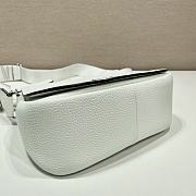 Prada Leather Shoulder Bag White 1BD293 size 24x17x9.5 cm - 6