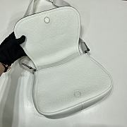 Prada Leather Shoulder Bag White 1BD293 size 24x17x9.5 cm - 5