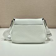 Prada Leather Shoulder Bag White 1BD293 size 24x17x9.5 cm - 2