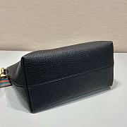 Prada Leather Handbag Black 1BA111 size 24x19x12 cm - 6