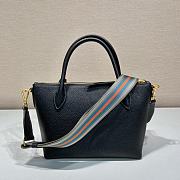 Prada Leather Handbag Black 1BA111 size 24x19x12 cm - 4