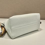 Prada Leather Handbag White 1BA111 size 24x19x12 cm - 4