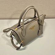 Prada Leather Handbag Clay Gray 1BA111 size 24x19x12 cm - 5