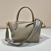 Prada Leather Handbag Clay Gray 1BA111 size 24x19x12 cm - 3