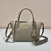 Prada Leather Handbag Clay Gray 1BA111 size 24x19x12 cm - 2