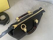 Fendi By The Way Mini Black 8BS067 size 17 x 18 x 8 cm - 5