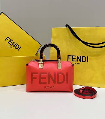 Fendi By The Way Mini Red 8BS067 size 17 x 18 x 8 cm