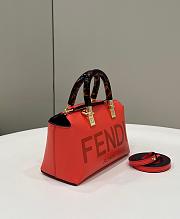 Fendi By The Way Mini Red 8BS067 size 17 x 18 x 8 cm - 3
