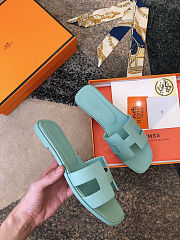 Hermes Slippers Light Blue - 6