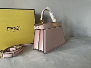 Fendi Peekaboo ISeeU Petite Light Pink 8BN335 size 20x15x11 cm - 4