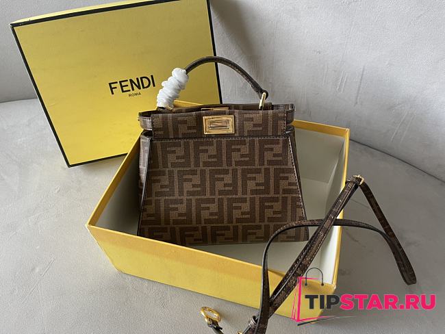 Fendi Peekaboo FF Logo Bag Size 23 x 11 x 18 cm - 1