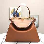 Fendi Peekaboo Iseeu Brown 8BN321 Size 33.5 x 25.5 x 13 cm - 1