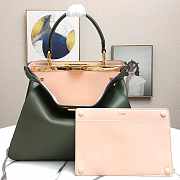 Fendi Peekaboo Iseeu Khaki Green 8BN321 Size 33.5 x 25.5 x 13 cm - 3