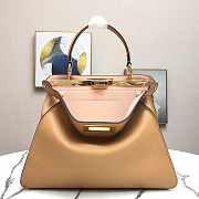 Fendi Peekaboo Iseeu Beige 8BN321 Size 33.5 x 25.5 x 13 cm - 1