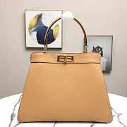 Fendi Peekaboo Iseeu Beige 8BN321 Size 33.5 x 25.5 x 13 cm - 4