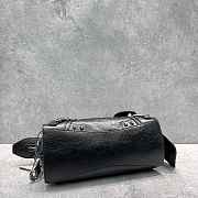 Balenciaga Neo Cagole Motorcycle Black Bag Size 26 x 13 x 18 cm - 4